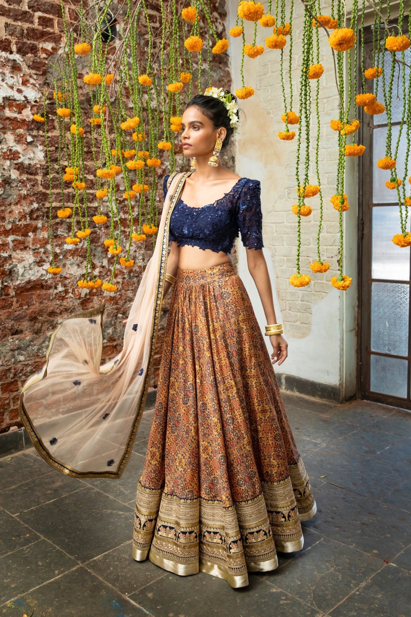 Priya Naidu Lehenga Off Shoulder Blouse | Lengha dress, Lehenga blouse  designs, Lehenga